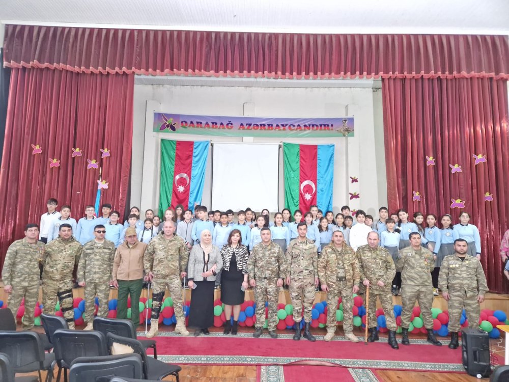 "Qerbi Azerbaycanli Qazileri, Sehid Aileleri ve Veteranlarin Ictimai Cagirisi - Biz Qayidacagiq!" layihesi cercivesinde hazirlanmis senedli filmin teqdimati kecirilib