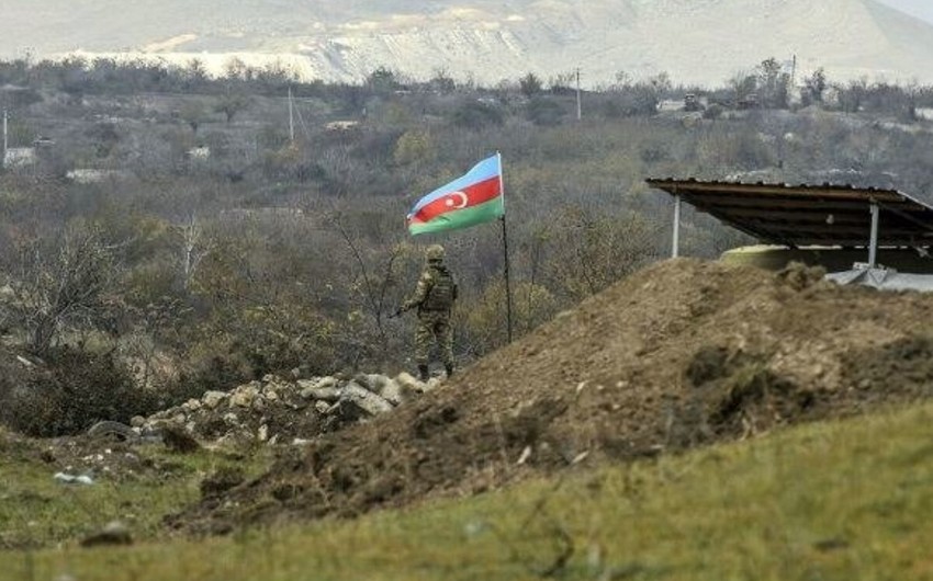 Azerbaycan serhedcileri Qazaxin azad edilmis dord kendini nezarete goturubler