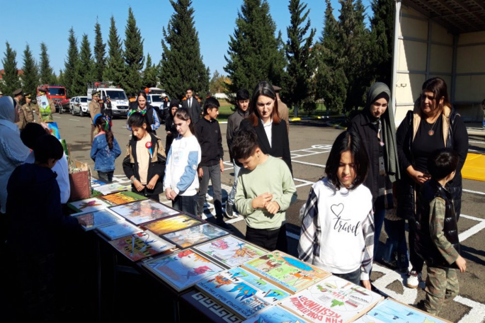 FHN-in Cenub Regional Merkezinde sehid ovladlari ucun Zefer Gunune hesr olunmus “aciq qapi” gunu kecirilib - VIDEO