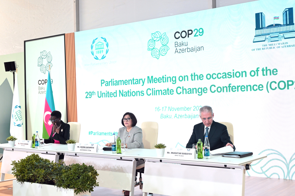 Bakida COP29 cercivesinde Parlament Gorusu kecirilir