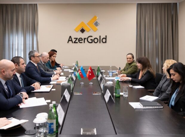 “AzerGold” QSC-de Turkiyenin Xarici Isler Nazirliyinin numayende heyeti ile gorus kecirilib  