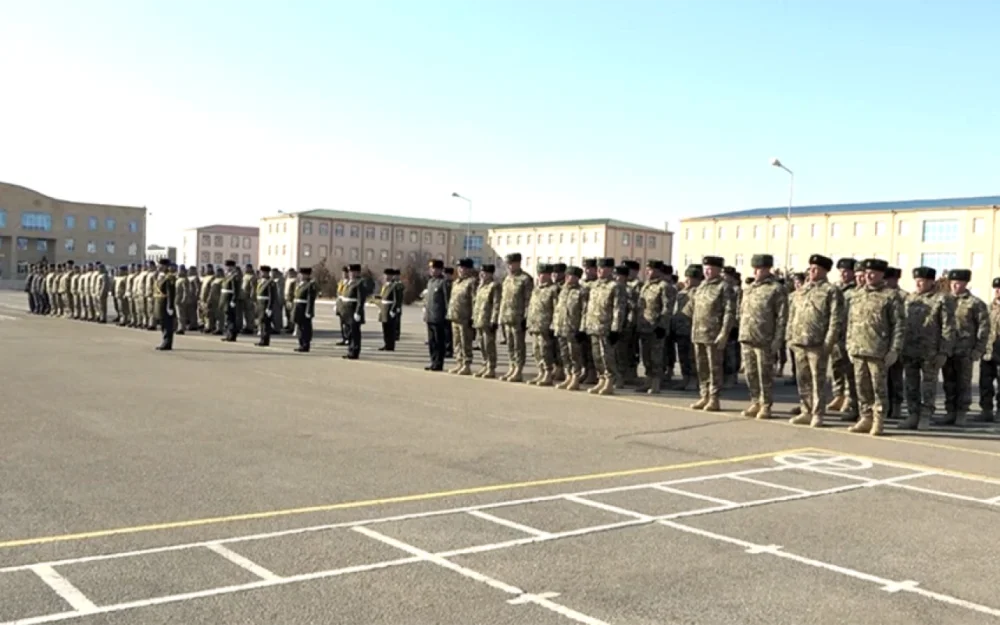 Azerbaycan ve Turkiye herbcilerinin Qarsda birge telimi basa catdi - VIDEO