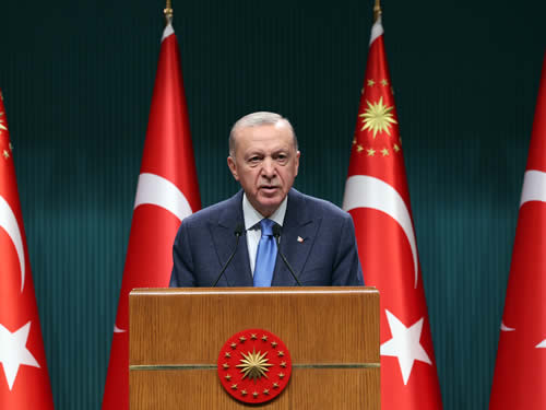 Receb Tayyib Erdogan Xocali soyqiriminin qurbanlarini yad edib