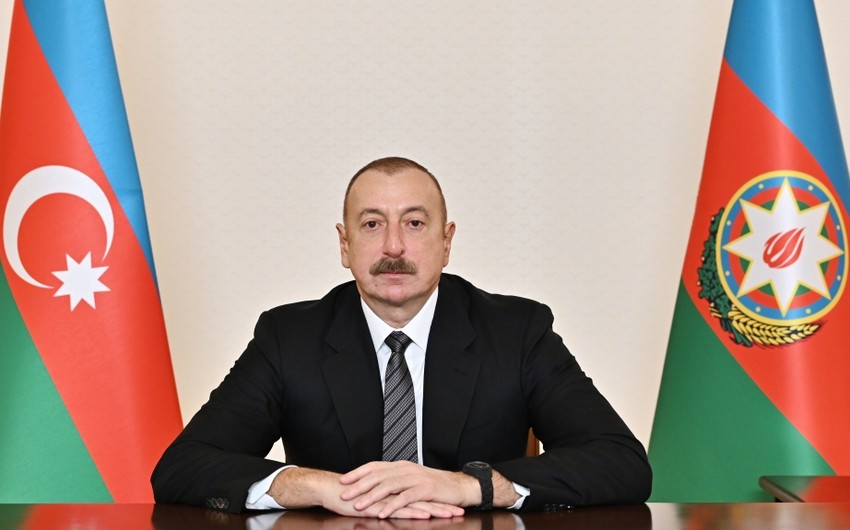 Prezident “Baki Urek Gunleri” IX Beynelxalq Konqresinin istirakcilarina muraciet unvanlayib