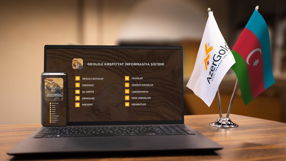 “AzerGold” QSC terefinden olkemizde ilk defe Geoloji kesfiyyat informasiya sistemi yaradilib