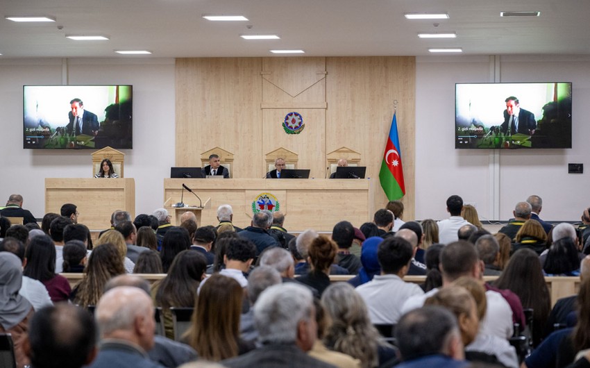 Mehkemede Ermenistanin Azerbaycan erazilerine herbi mudaxile etmesi ohdeliyini goturmesi barede mexfi senedin olmasi ifsa edilib