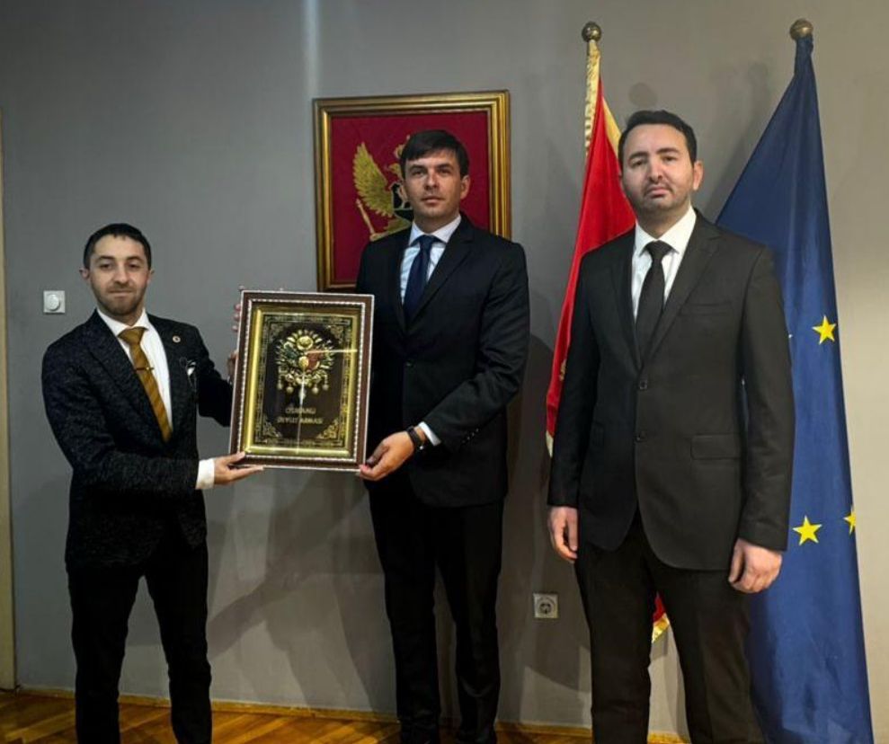 “KIAMP-Karabakh is Azerbaijan” Milli Platformanin uzvleri Monteneqronun Diaspor naziri ile gorusdu – FOTOLAR
