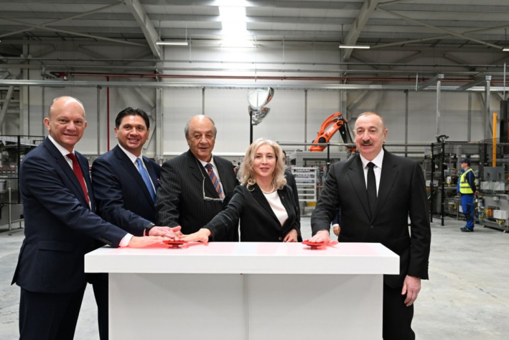 “Azerbaijan Coca-Cola Bottlers” MMC-nin Ismayillida yeni istehsal muessisesi acilib