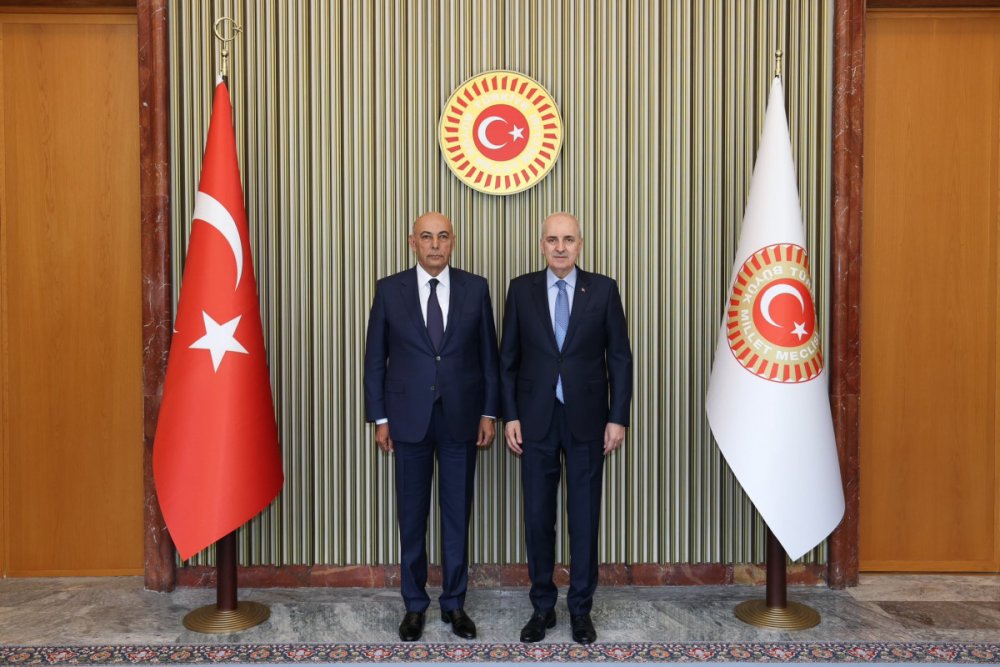 Numan Kurtulmus Edalet Veliyevi qebul edib
