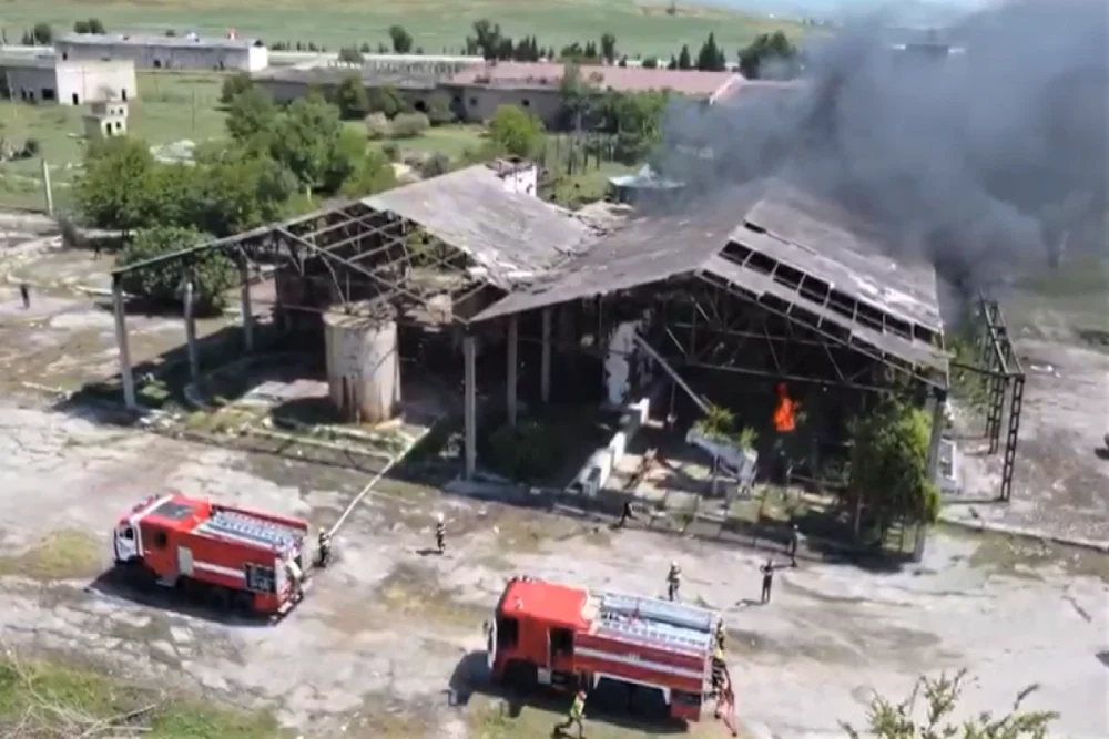 Samaxida kompleks mulki mudafie telimi kecirilib - VIDEO