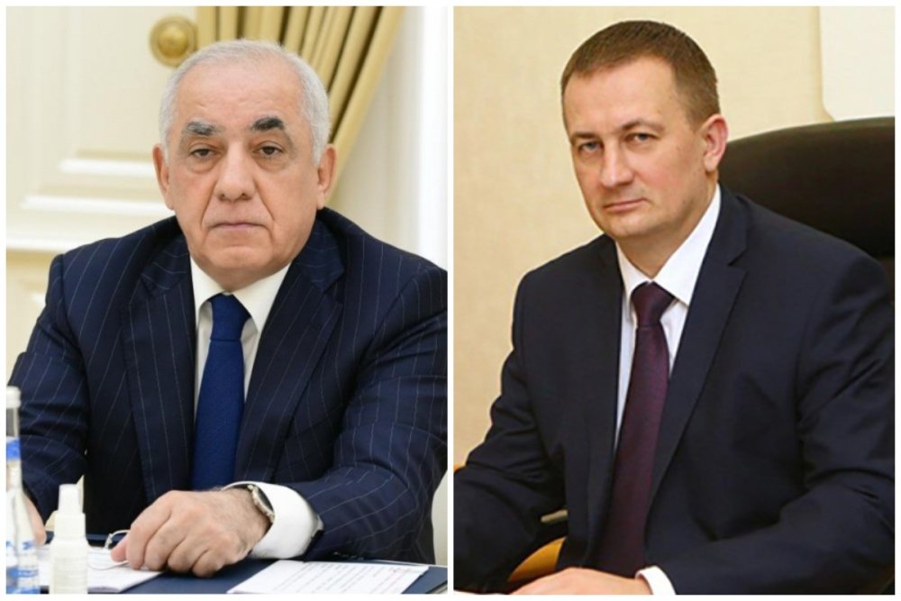 Azerbaycan ve Belarus Bas nazirlerinin tekbetek gorusu kecirilir