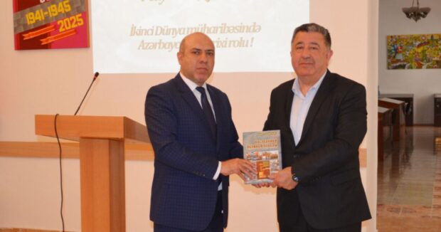 Azerbaycan Herb Tarixi Muzeyinde “Boyuk Qelebenin varisleri” kitabinin teqdimati kecirilib