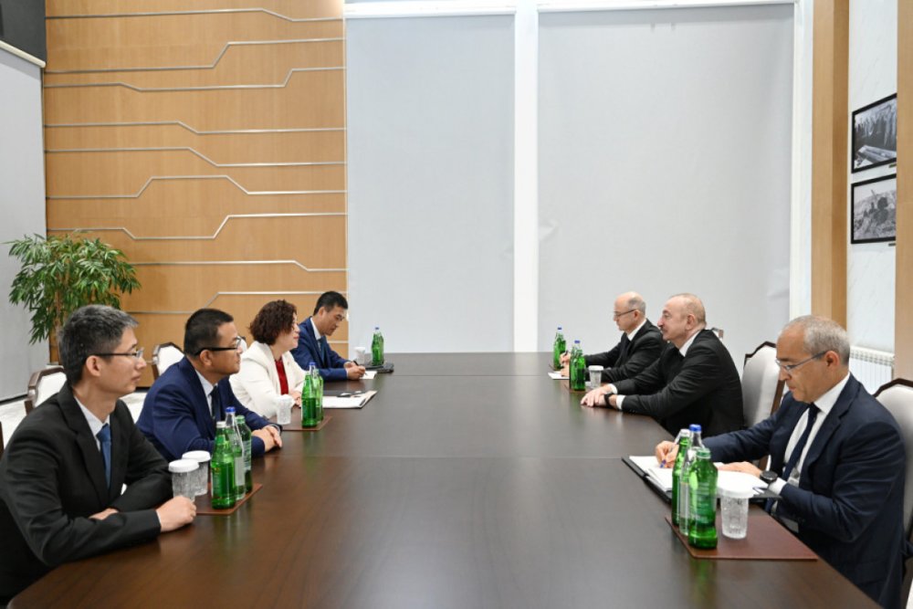 Prezident “Dongfang Electric International Corporation”in sedrini qebul edib