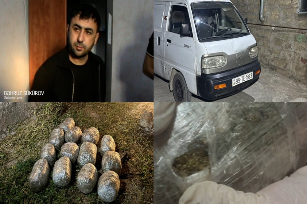 Corek paylanan avtomobille narkotik dovriyyesi teskil eden sexs tutulub - VIDEO