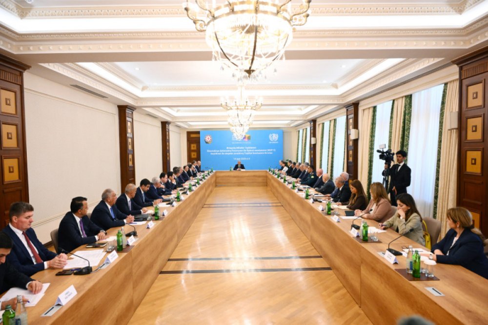 BMT-nin Umumdunya Sehersalma Forumunun 13-cu sessiyasinin kecirilmesi ile elaqedar yaradilmis Teskilat Komitesinin ilk iclasi olub