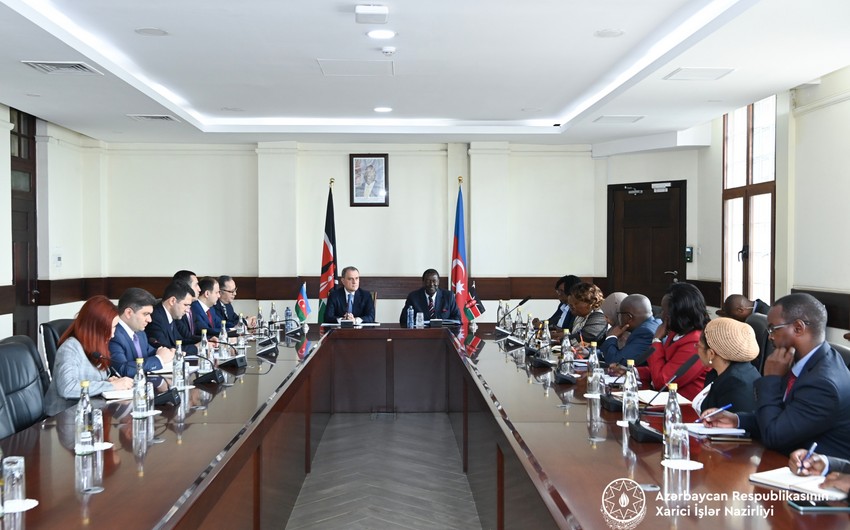 Azerbaycan ve Keniya XIN bascilarinin genis terkibde gorusu olub