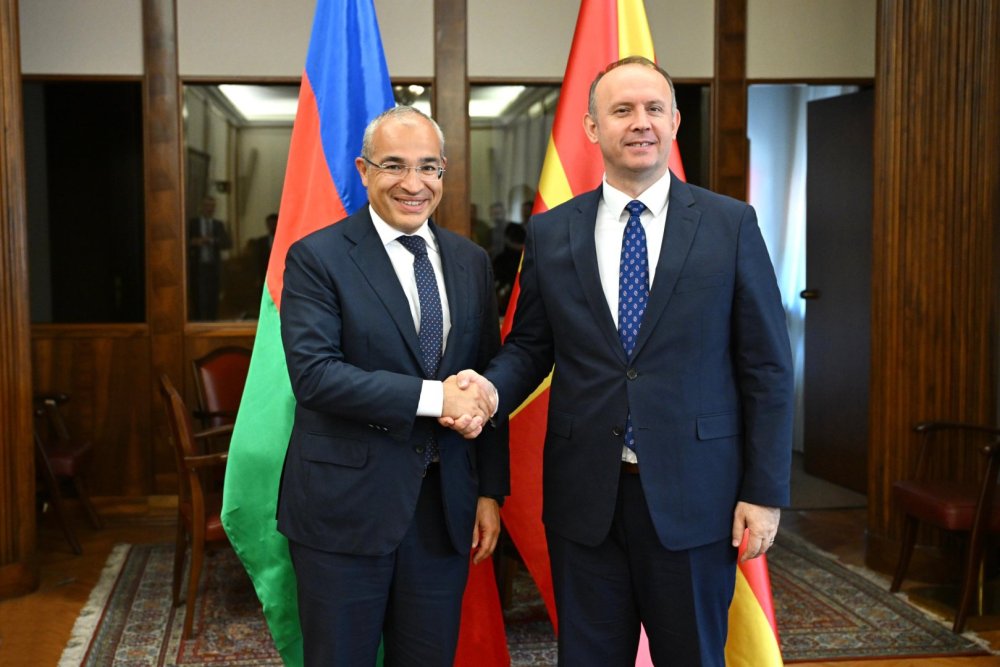 Azerbaycan ve Simali Makedoniya enerji, ticaret ve investisiya terefdasliginin perspektivlerini muzakire edib
