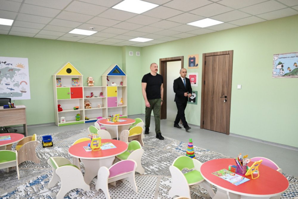 Agdam seherinde 1 nomreli korpeler evi-usaq bagcasi istifadeye verilib