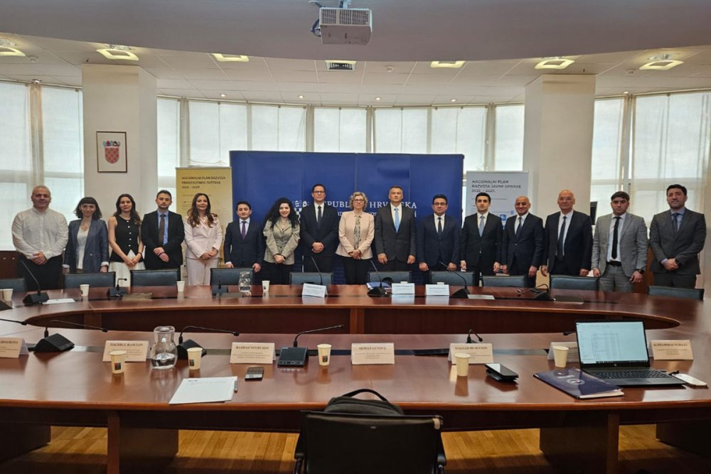 Azerbaycan ve Xorvatiya reqemsal tehlukesizlik sahesinde tecrube mubadilesi aparib