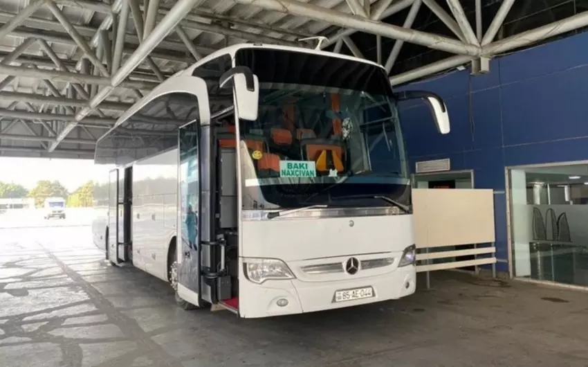 Baki-Naxcivan-Baki reysi uzre avtobuslarin fealiyyeti berpa olundu