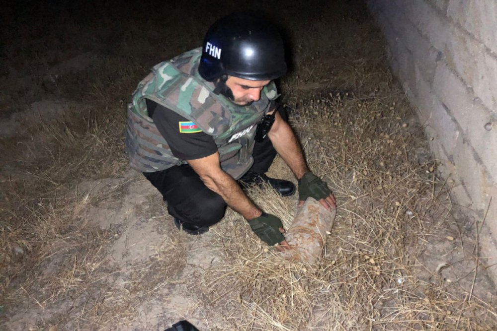 Yasmada top mermisi tapilib - VIDEO
