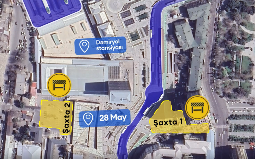Baki metrosunun “Cefer Cabbarli - Nizami” xettinde tunelin insasina hazirliq isleri 4-5 ay cekecek