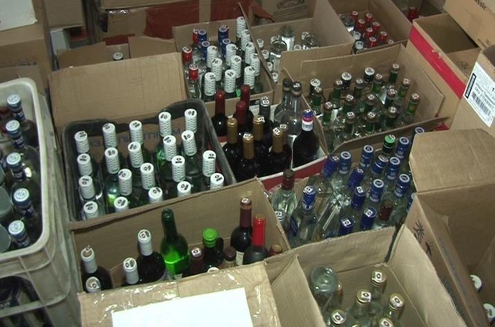 Kulli miqdarda saxta aksiz markasi ile markalanmis alkoqollu icki dovriyyeden cixarilib