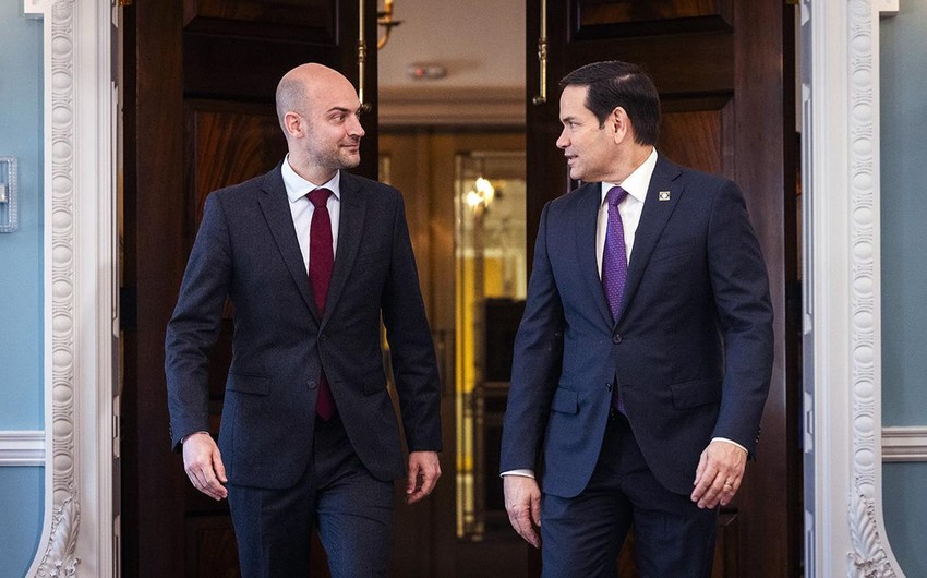 Rubio ve Barro Azerbaycan-Ermenistan munasibetlerinin nizamlanmasini muzakire edibler