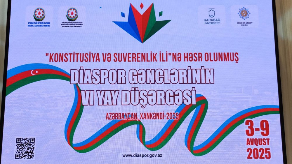 Xankendide Diaspor Genclerinin VI Yay Dusergesinin acilis merasimi kecirilir (FOTO)