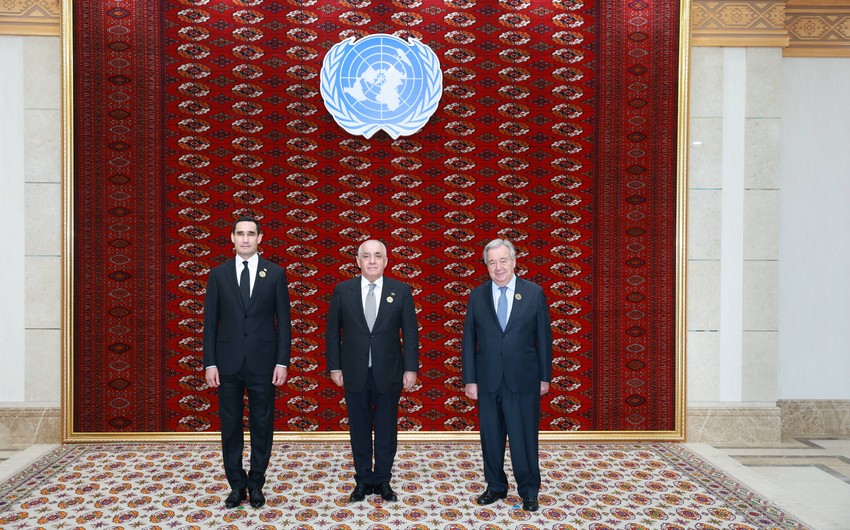 Turkmenistan Prezidenti Azerbaycanin Bas nazirini qebul edib