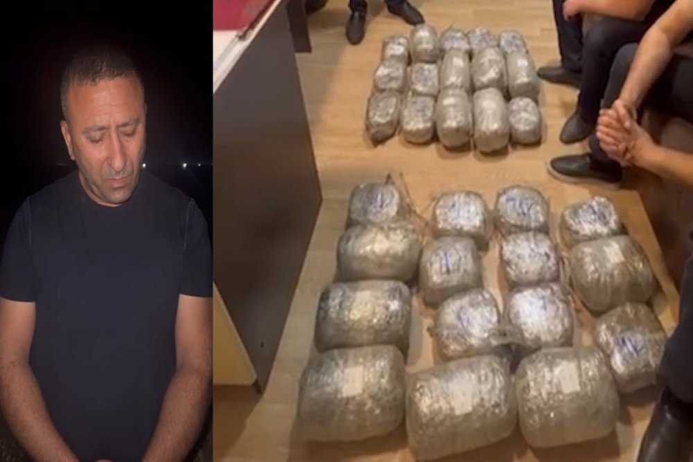 Qacaqmalciliq yolu ile olkeye getirilen 30 kq narkotik vasite askarlanib