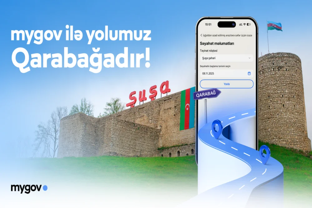 Qarabaga sefer ucun “mygov” uzerinden de icazeler verilecek