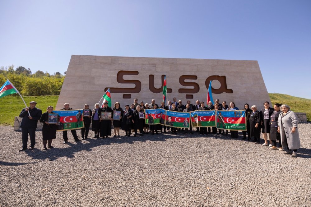 “AzerGold” QSC-nin teskilatciligi ile sehid ailelerinin Susaya seferi gerceklesdirilib