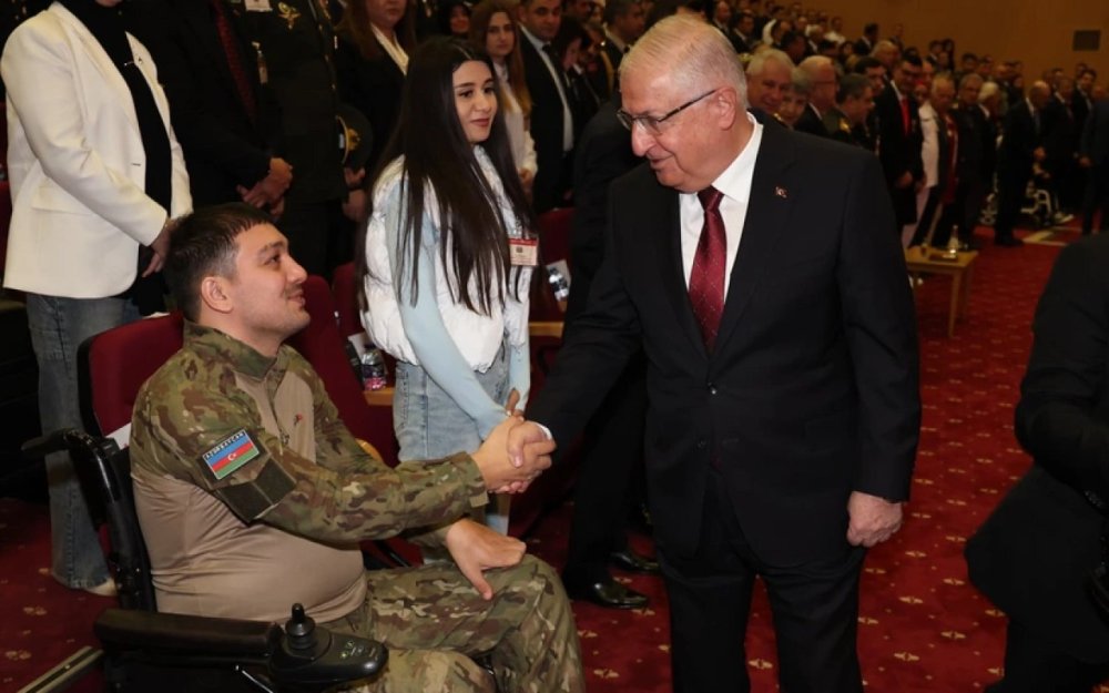 Yasar Guler azerbaycanli qazilerle gorusdu - FOTOLAR