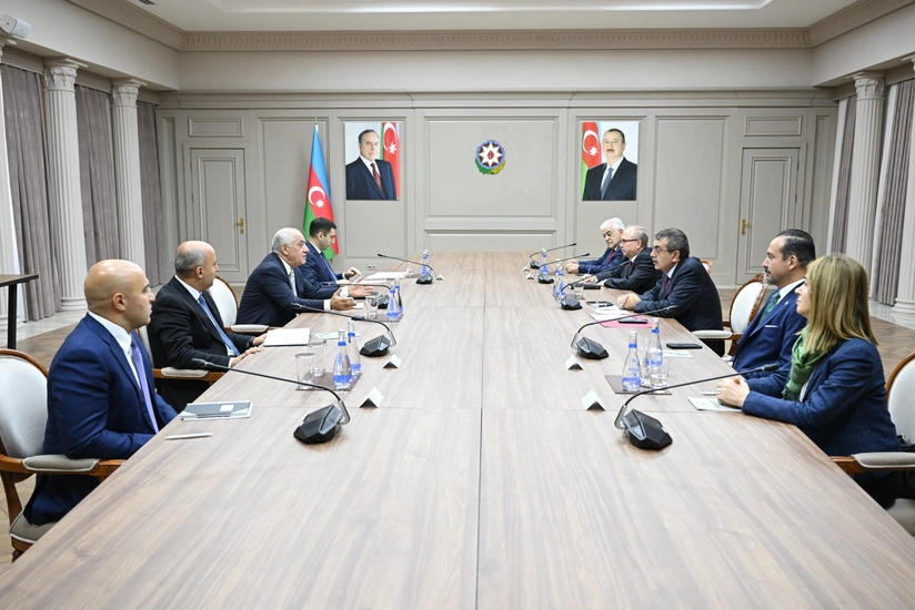Eli Esedov Turkiyenin milli tehsil naziri ile gorusub