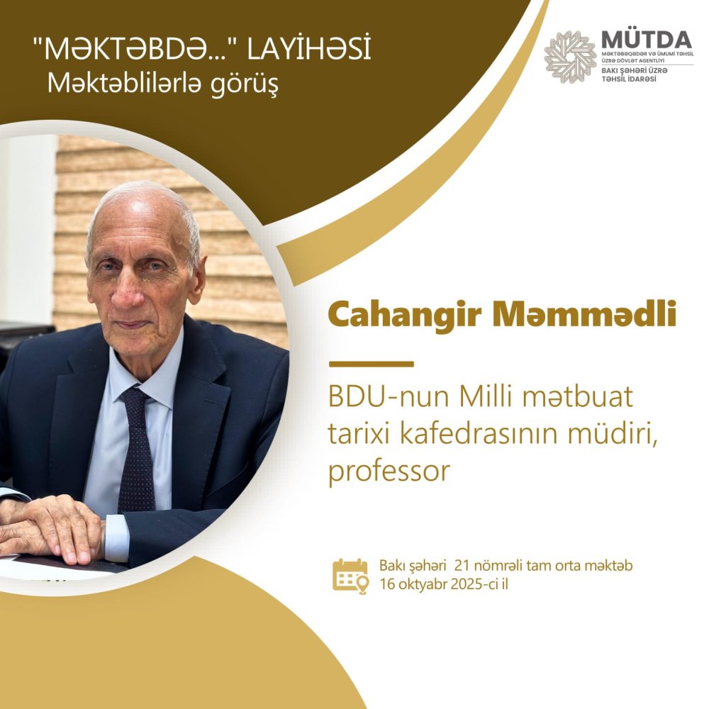 Mektebde...” layihesinin yeni ders ilinde ilk gorusu
