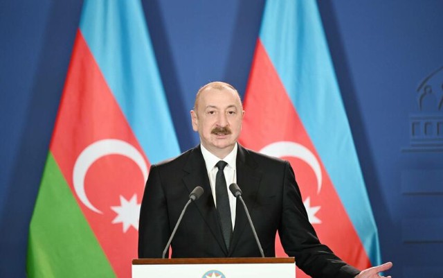 Ilham Eliyev TDT Dovlet Bascilari Surasinin 12-ci Zirve Gorusunde cixis etdi - TAM METN