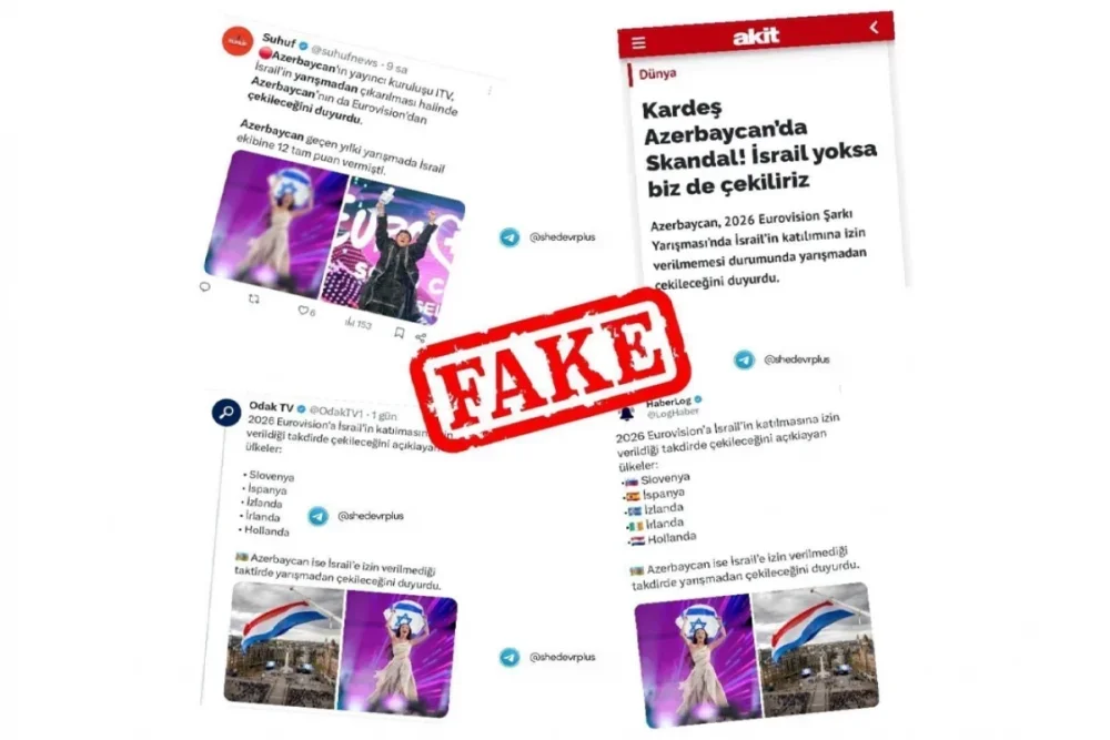 Turkiyede Azerbaycanla bagli dezinformasiya yayanlar arasdirilir