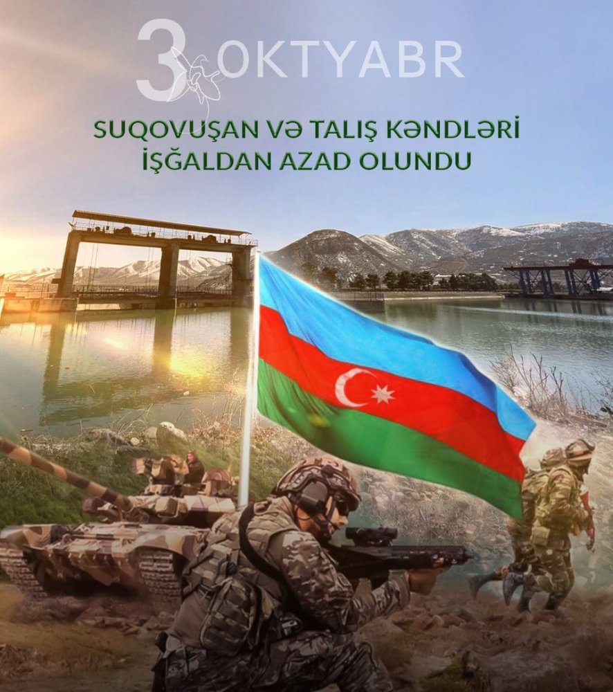 Suqovusan qesebesi ve Talis kendinin ermeni isgalindan azad edilmesinden bes il otur