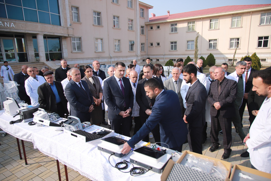 Serur Rayon Merkezi Xestexanasina muhum tibbi avadanliqlar verilib - FOTOLAR