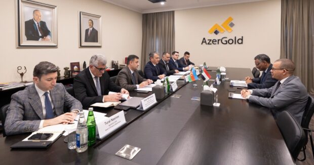 “AzerGold” QSC-de Sudan Respublikasinin olkemizdeki sefiri ile gorus kecirilib -FOTO