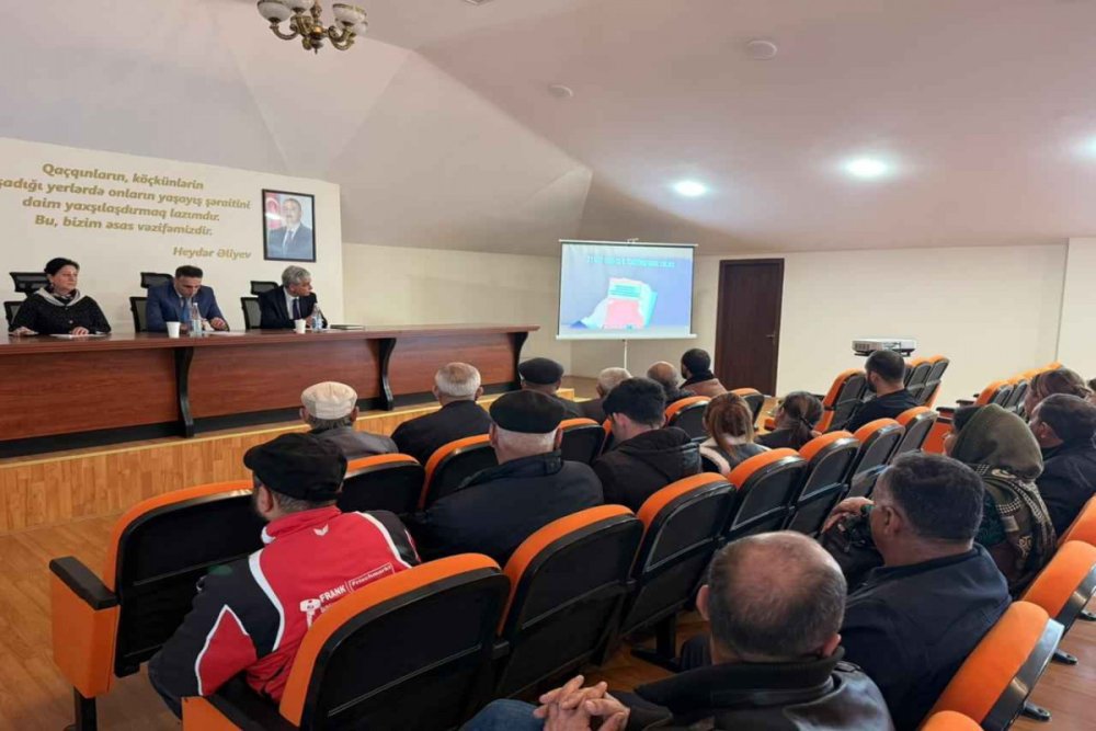 Susakend, Badara, Hesenriz ve Vengli kend sakinleri mina tehlukesi ile bagli maariflendirilib