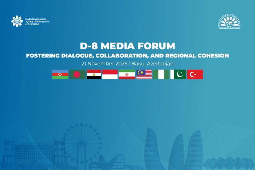 Bakida D-8 Media Forumu isine baslayib