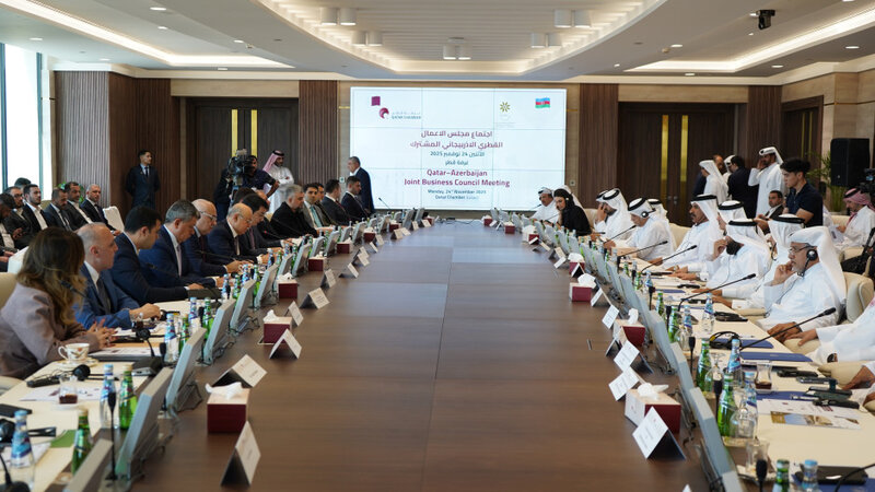 Azerbaycan-Qeter Birge Biznes Surasinin ilk iclasi kecirilib - VIDEO/FOTO