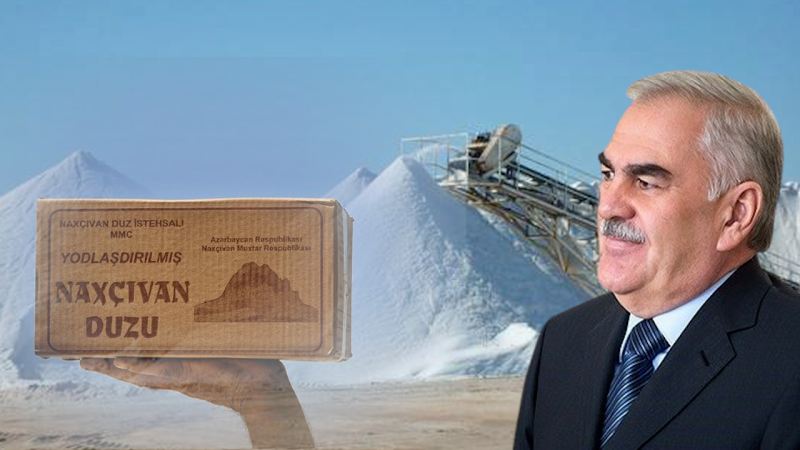 Naxcivanda duz istehsalinin dayanmasinda Vasif Talibovun eli var - SOK DETALLAR