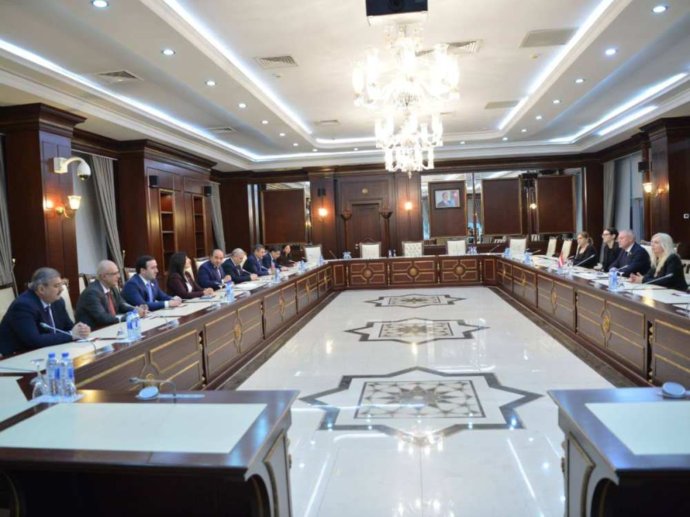 Milli Meclisde Azerbaycan ve Latviya arasinda kend teserrufati, qida senayesi ve sehiyye sahelerinde emekdasliq muzakire edilib