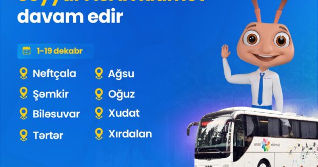 Seyyar ASAN xidmetin regionlarda fealiyyeti davam edir
