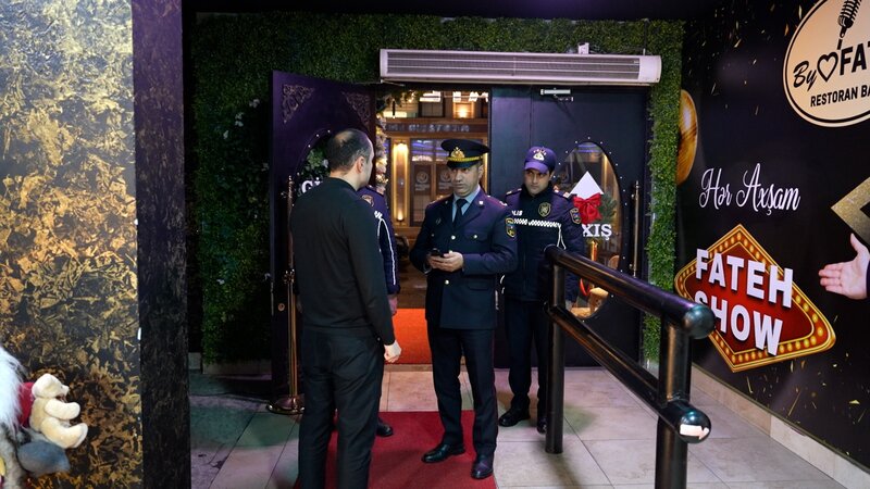 Polis ses-kuyu normalarina emel etmeyen obyektlerde profilaktik tedbirler kecirdi - FOTO/VIDEO