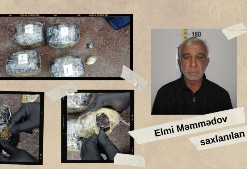 Kecmis mehkumdan 4 kiloqramdan artiq narkotik vasite askarlandi