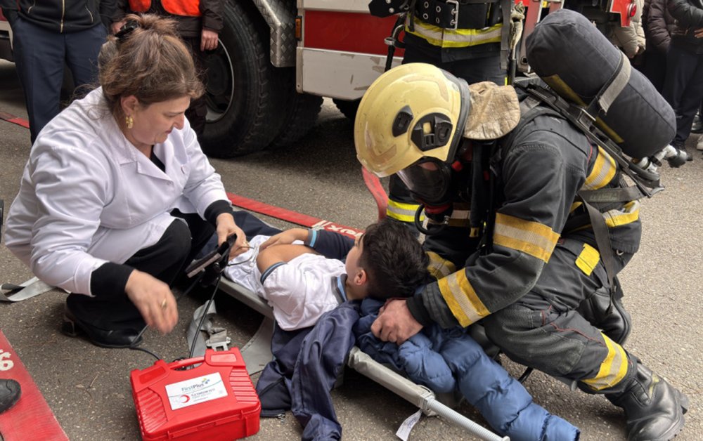 FHN orta mektebde telim kecirdi - Video